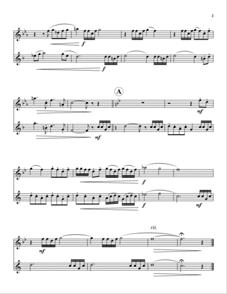 Amuses-Bouches Flute scores gallery preview page 3