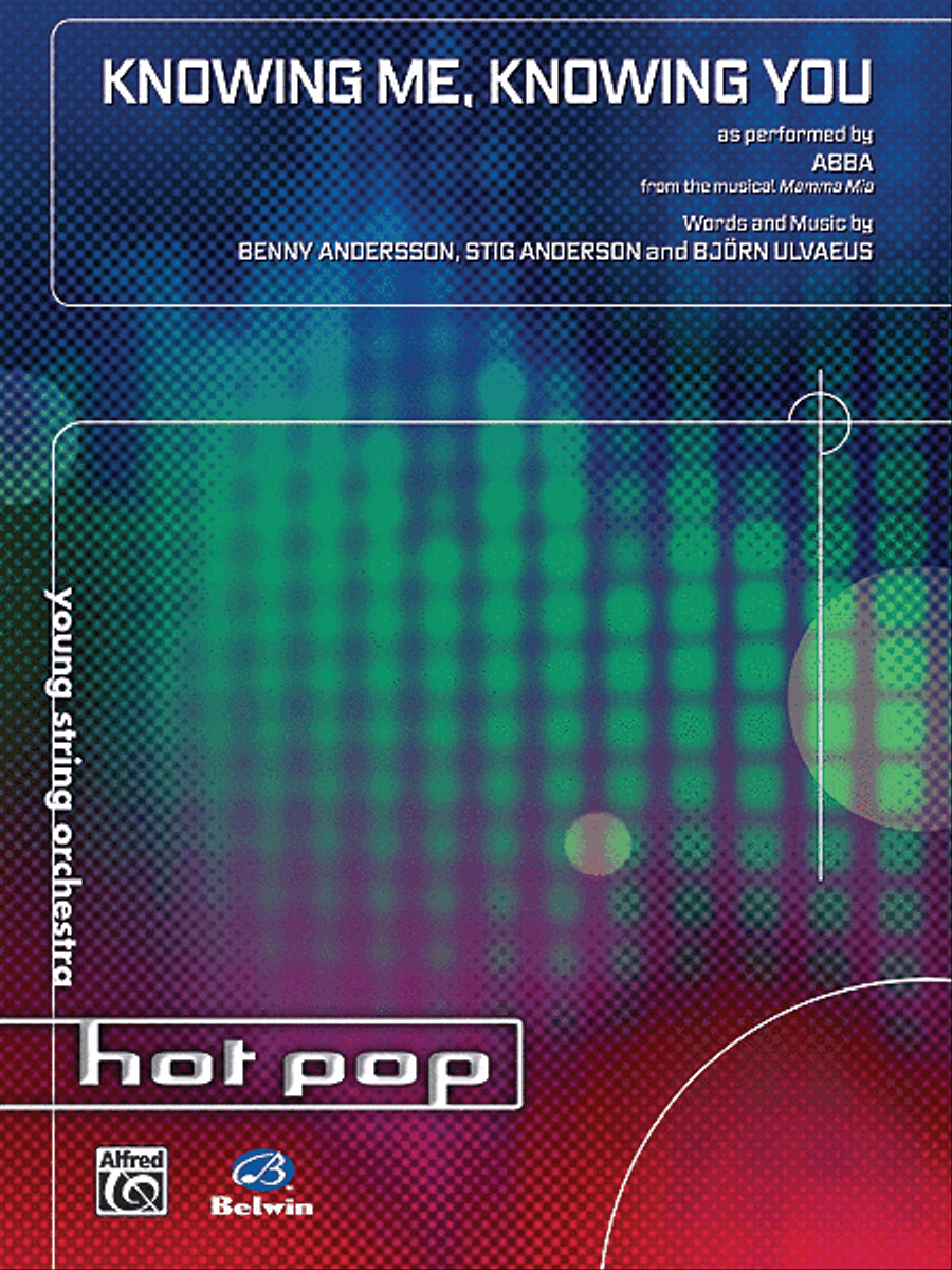 Knowing Me, Knowing You (As performed by ABBA from the musical Mamma Mia) (Score only) String Orchestra scores gallery preview page 1