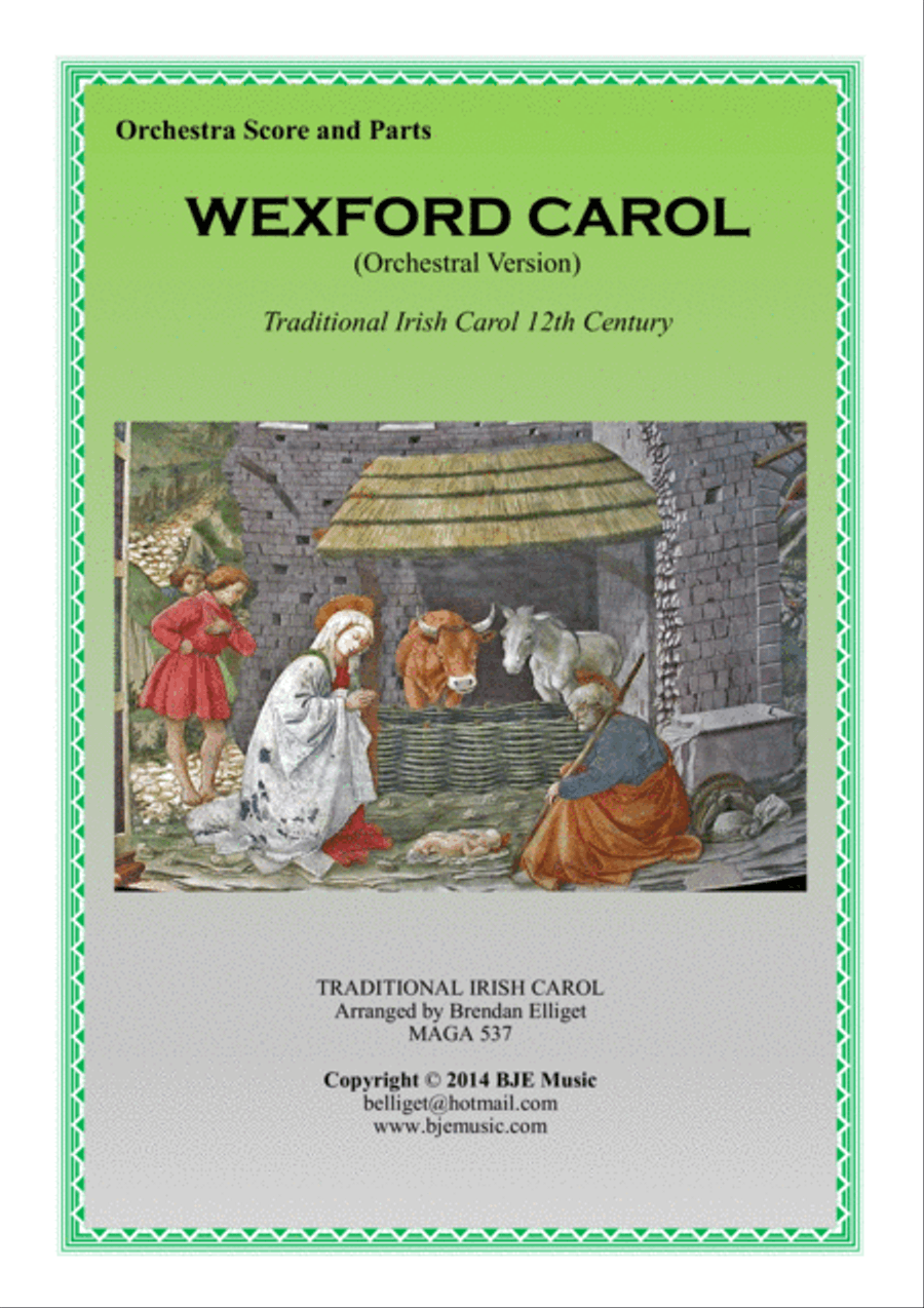 Wexford Carol - Orchestra Score and Parts PDF Full Orchestra scores gallery preview page 1