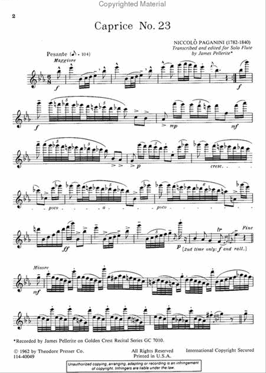 Caprice No. 23 Caprice No. 23 Chamber Music scores gallery preview page 2