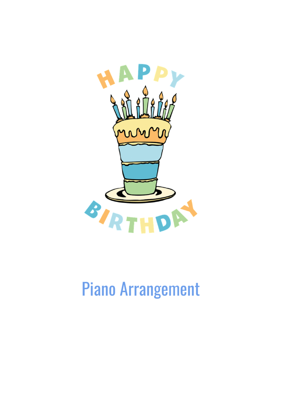 Happy Birthday Voice scores gallery preview page 1