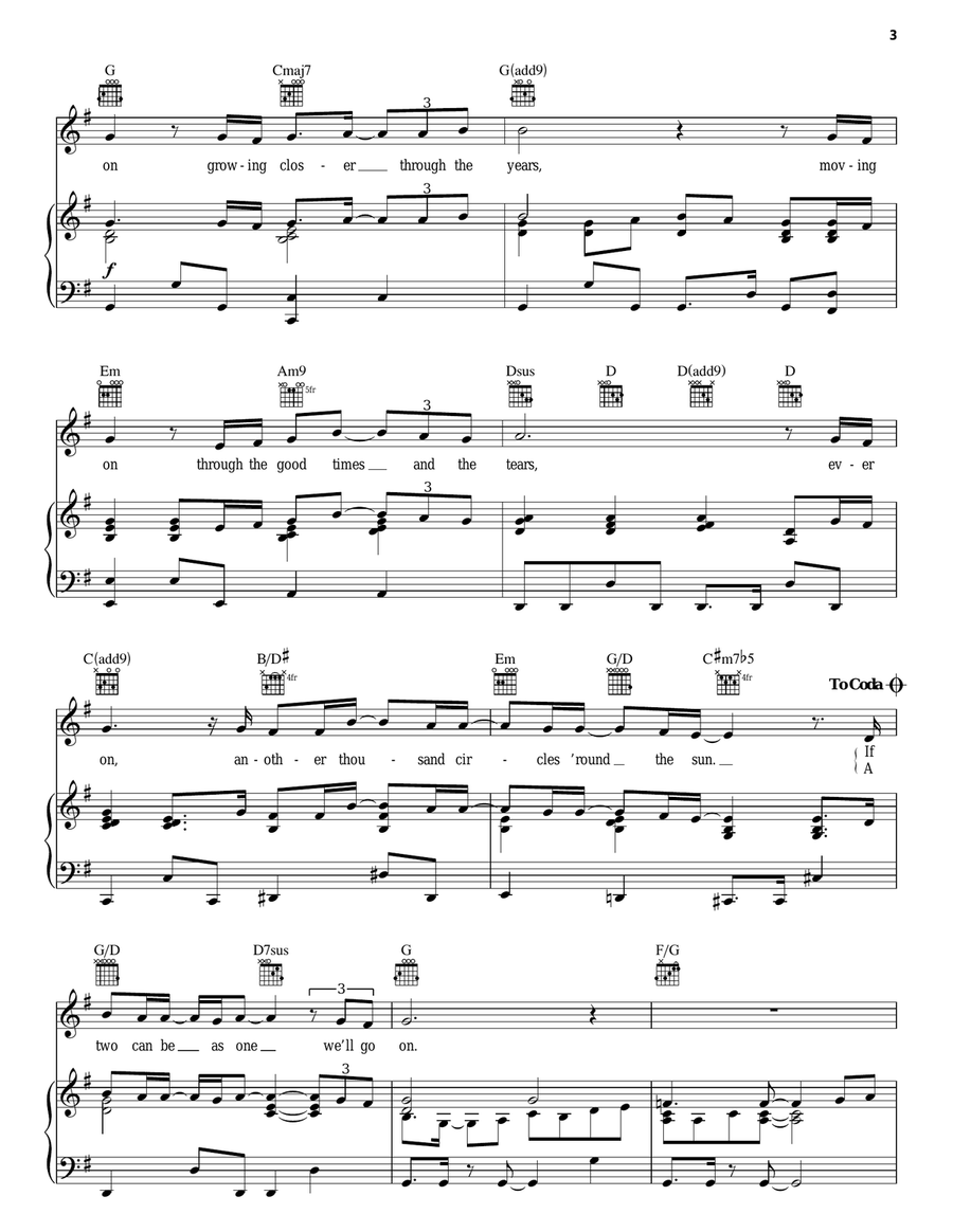 Promise Piano, Vocal, Guitar scores gallery preview page 3