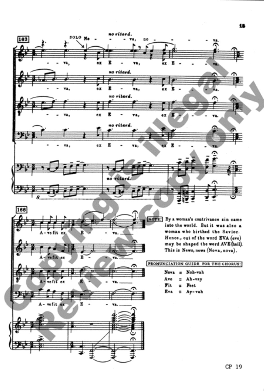 Nova, Nova! Nova, Nova! 4-Part scores gallery preview page 27