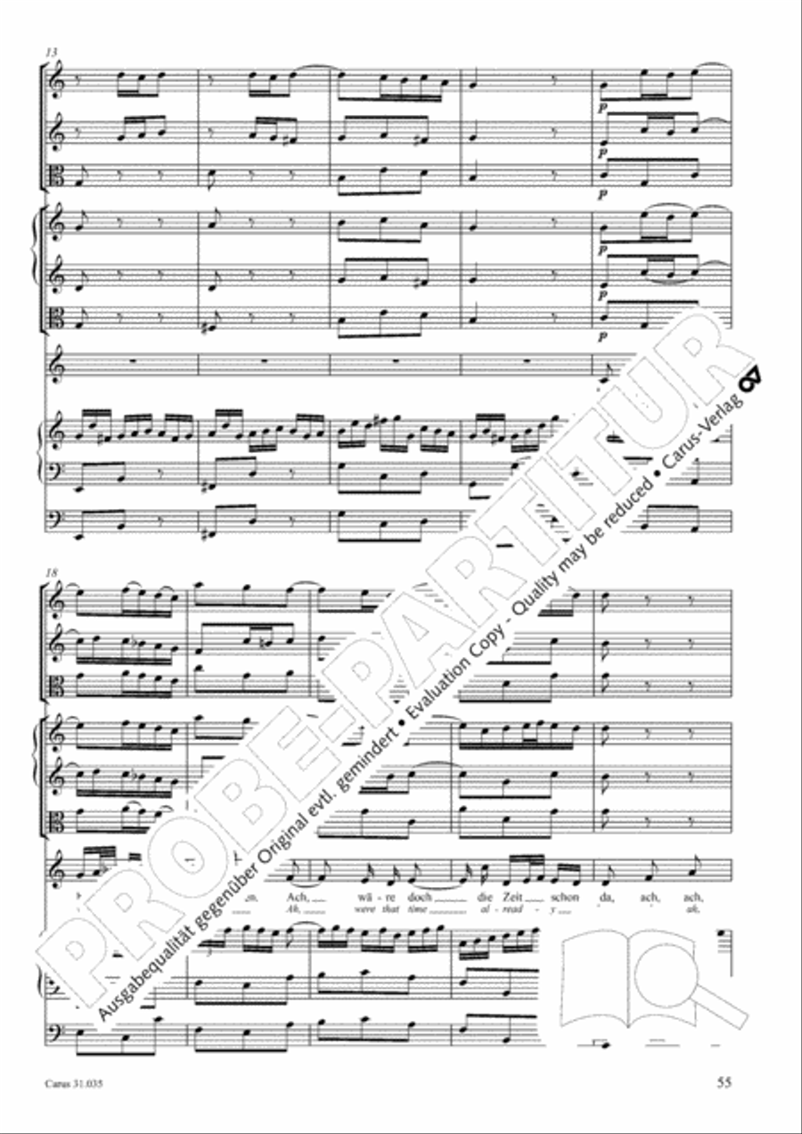Soul and spirit are astounded (Geist und Seele wird verwirret) English Horn scores gallery preview page 56