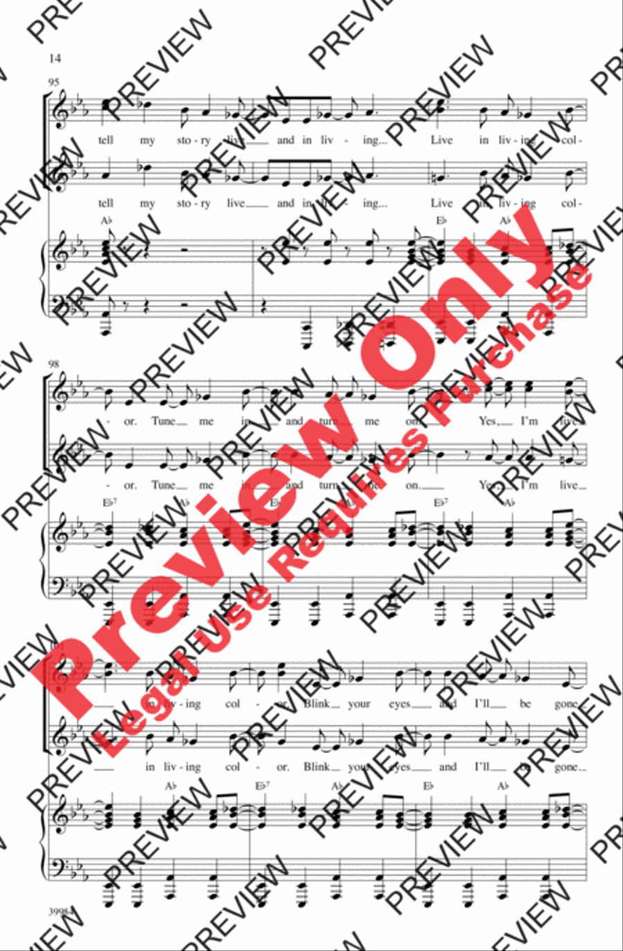 Live in Living Color Women's Choir scores gallery preview page 14