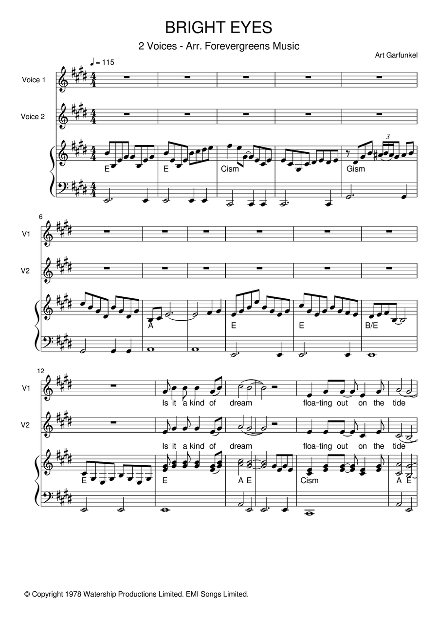 Bright Eyes Bright Eyes SA scores gallery preview page 1