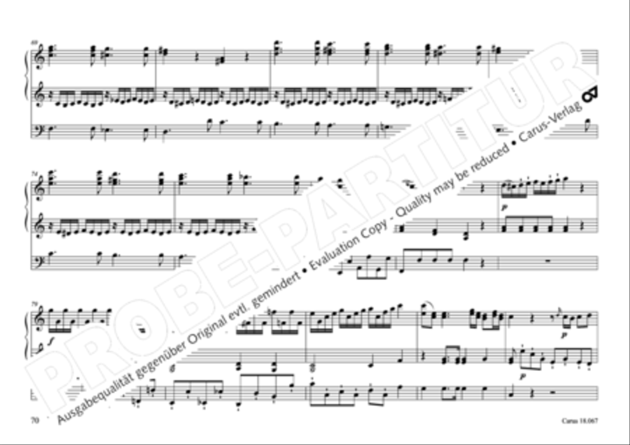 17 Church sonatas Organ Solo scores gallery preview page 71