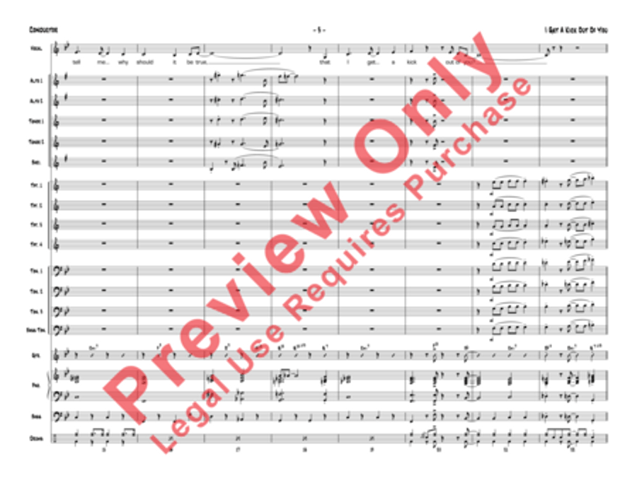 I Get a Kick Out of You Jazz Ensemble scores gallery preview page 6