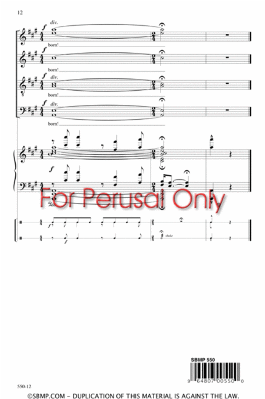 I've Been 'Buked, Children! - SATB Octavo image number null