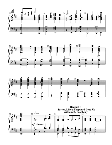 God: Our Leader Medley (for 4 and 5 octave handbell choirs) image number null