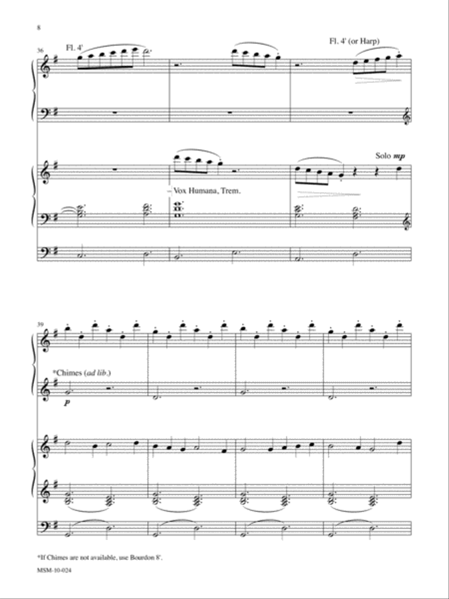 A Christmas Pastorale for Organ Duet image number null