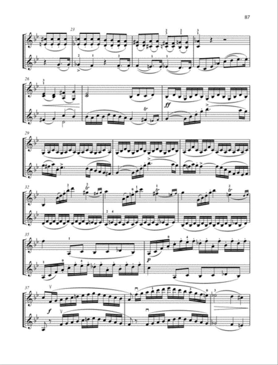 Duo G minor Duo G minor Violin scores gallery preview page 2