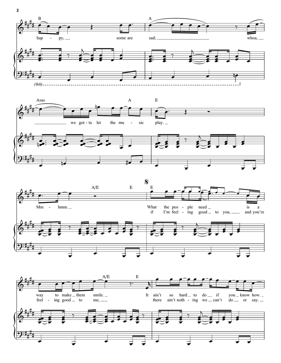 Listen To The Music Voice scores gallery preview page 2