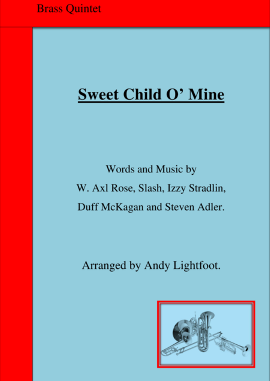 Sweet Child O' Mine Sweet Child O' Mine Brass Ensemble scores gallery preview page 1