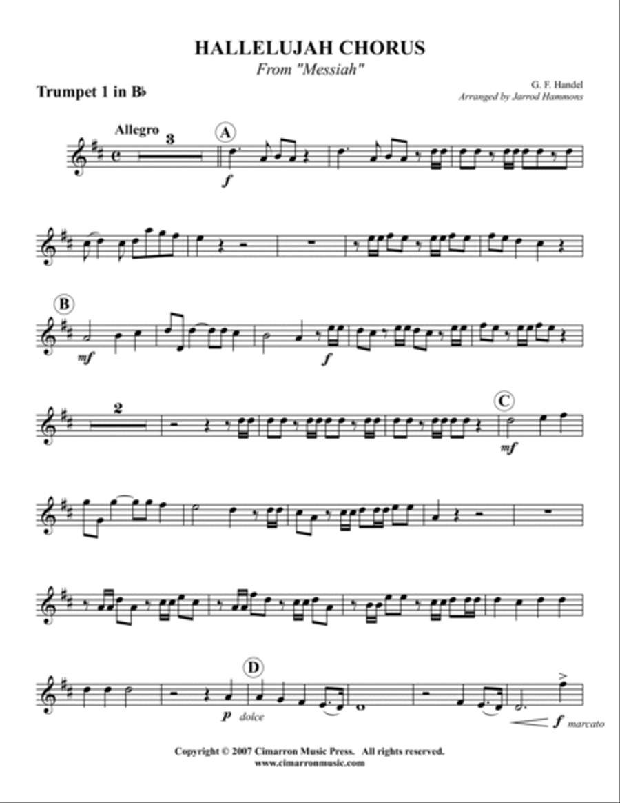 Hallelujah Chorus Hallelujah Chorus Brass Quintet scores gallery preview page 4