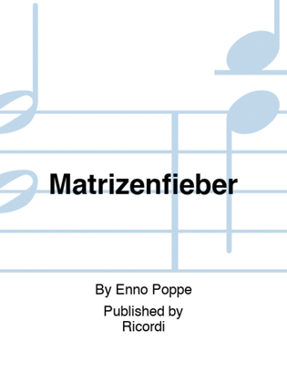 Book cover for Matrizenfieber