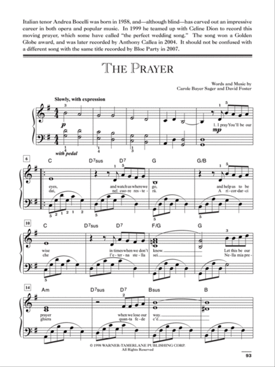 World's Greatest Wedding Music Easy Piano scores gallery preview page 6
