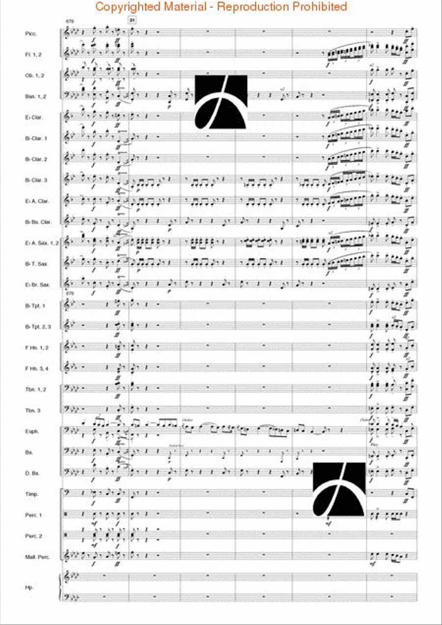 Carmen Suite Carmen Suite Concert Band scores gallery preview page 71