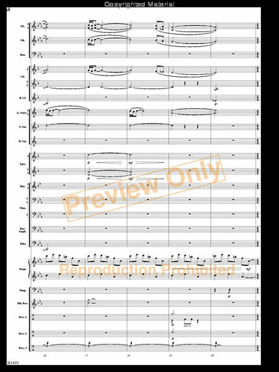 Nevermore Concert Band scores gallery preview page 7