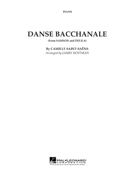 Danse Bacchanale (from Samson And Delila) - Piano