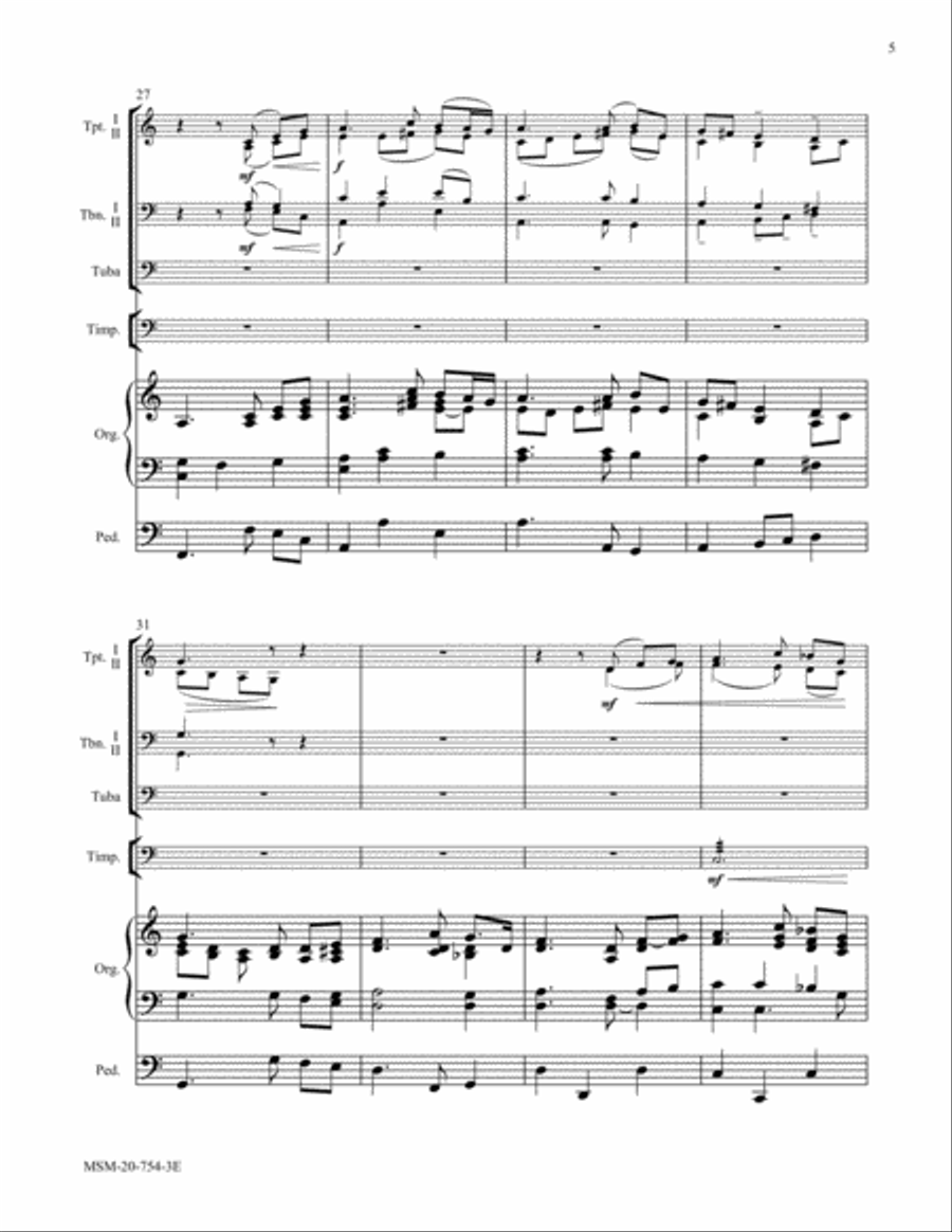 JERUSALEM in C Choir scores gallery preview page 5
