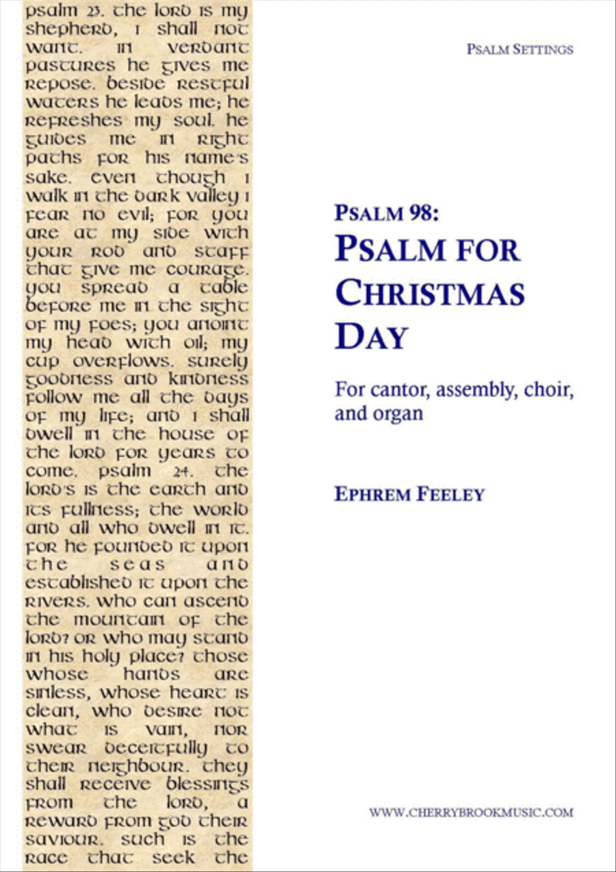 Psalm 98: Psalm for Christmas Day Choir scores gallery preview page 1