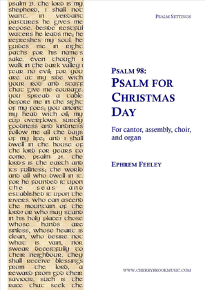 Book cover for Psalm 98: Psalm for Christmas Day