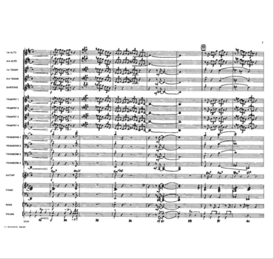 Senorita Blues Jazz Ensemble scores gallery preview page 6