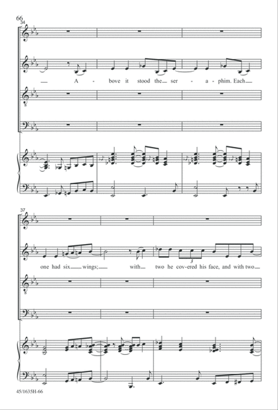 Mass: A Celebration of Love and Joy 4-Part scores gallery preview page 66