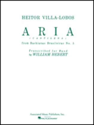 Book cover for Aria (Cantilena) from Bachianas Brasilieras No. 5