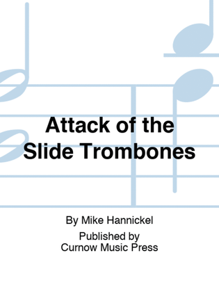 Book cover for Attack of the Slide Trombones