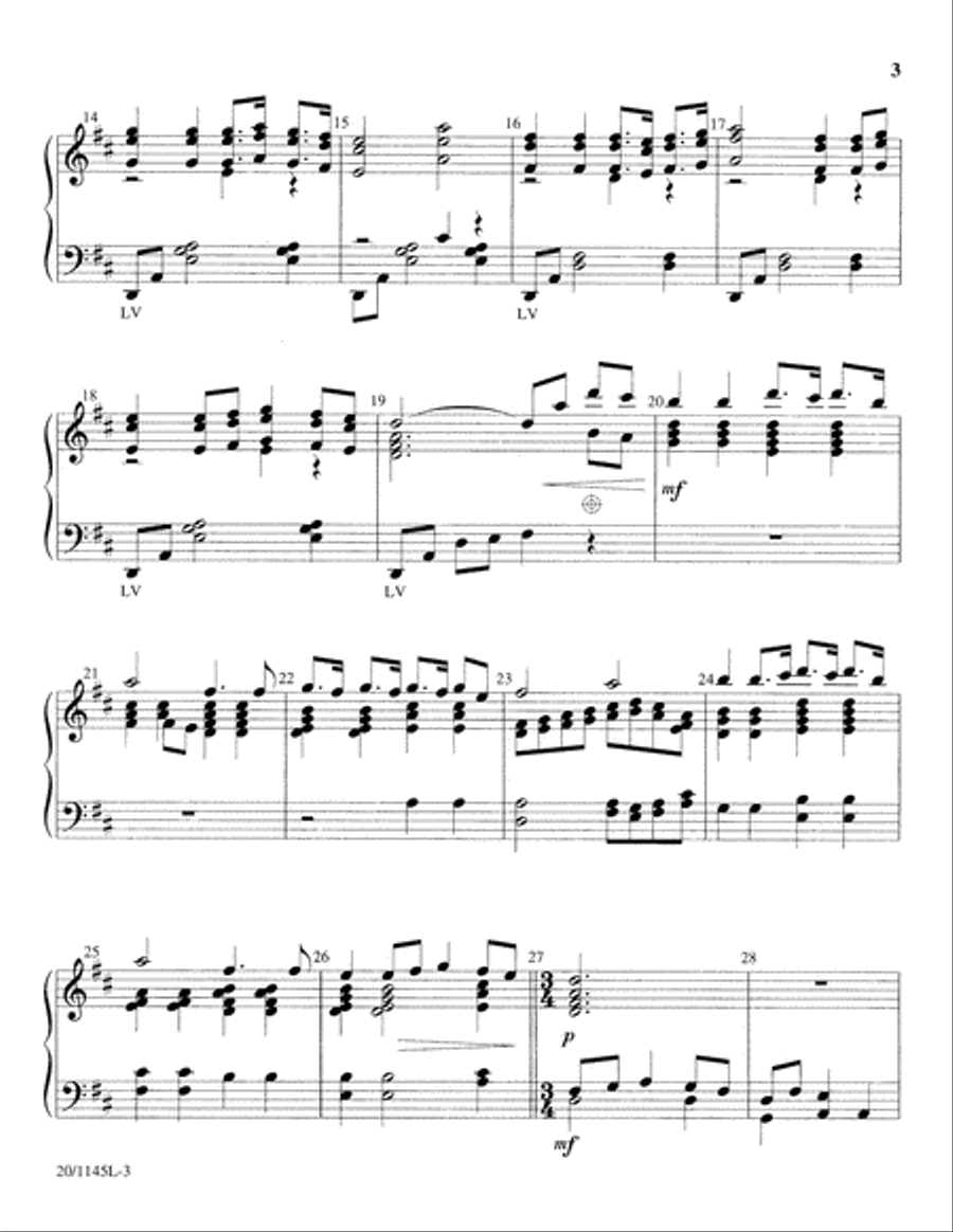 Shall We Gather at the River? 5-Octaves scores gallery preview page 3