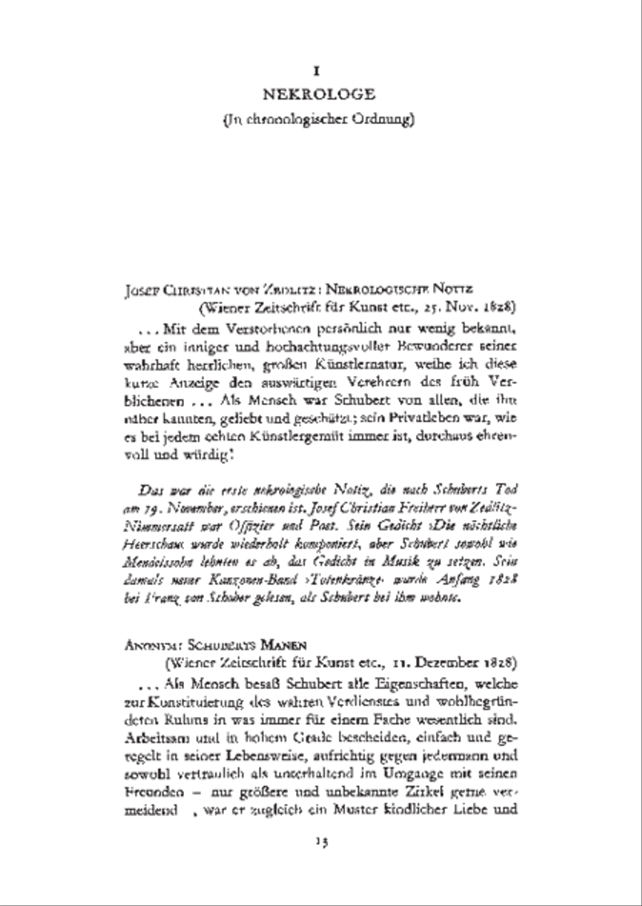 Schubert – Die Erinnerungen seiner Freunde Collection / Songbook scores gallery preview page 2