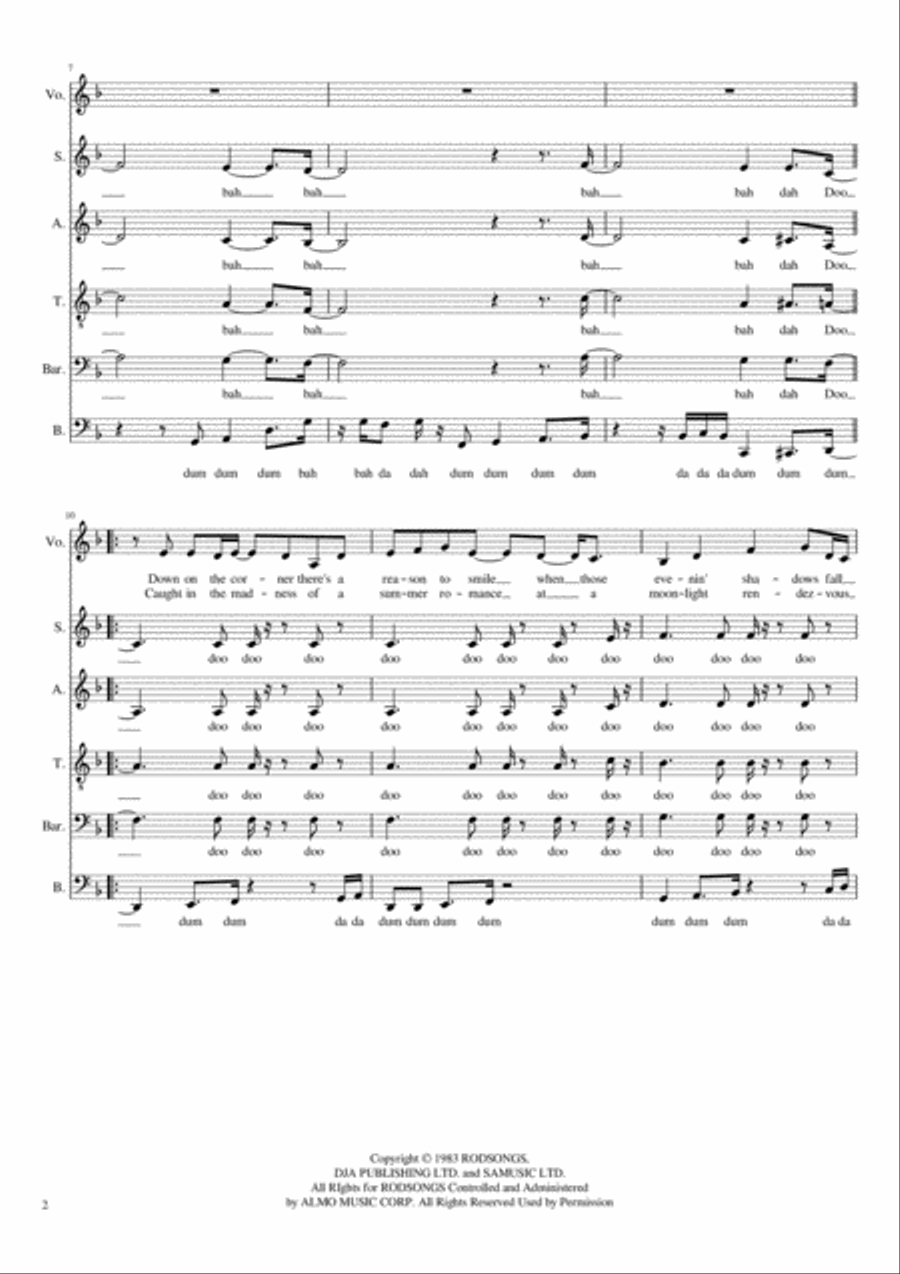 Spice Of Life 4-Part scores gallery preview page 2