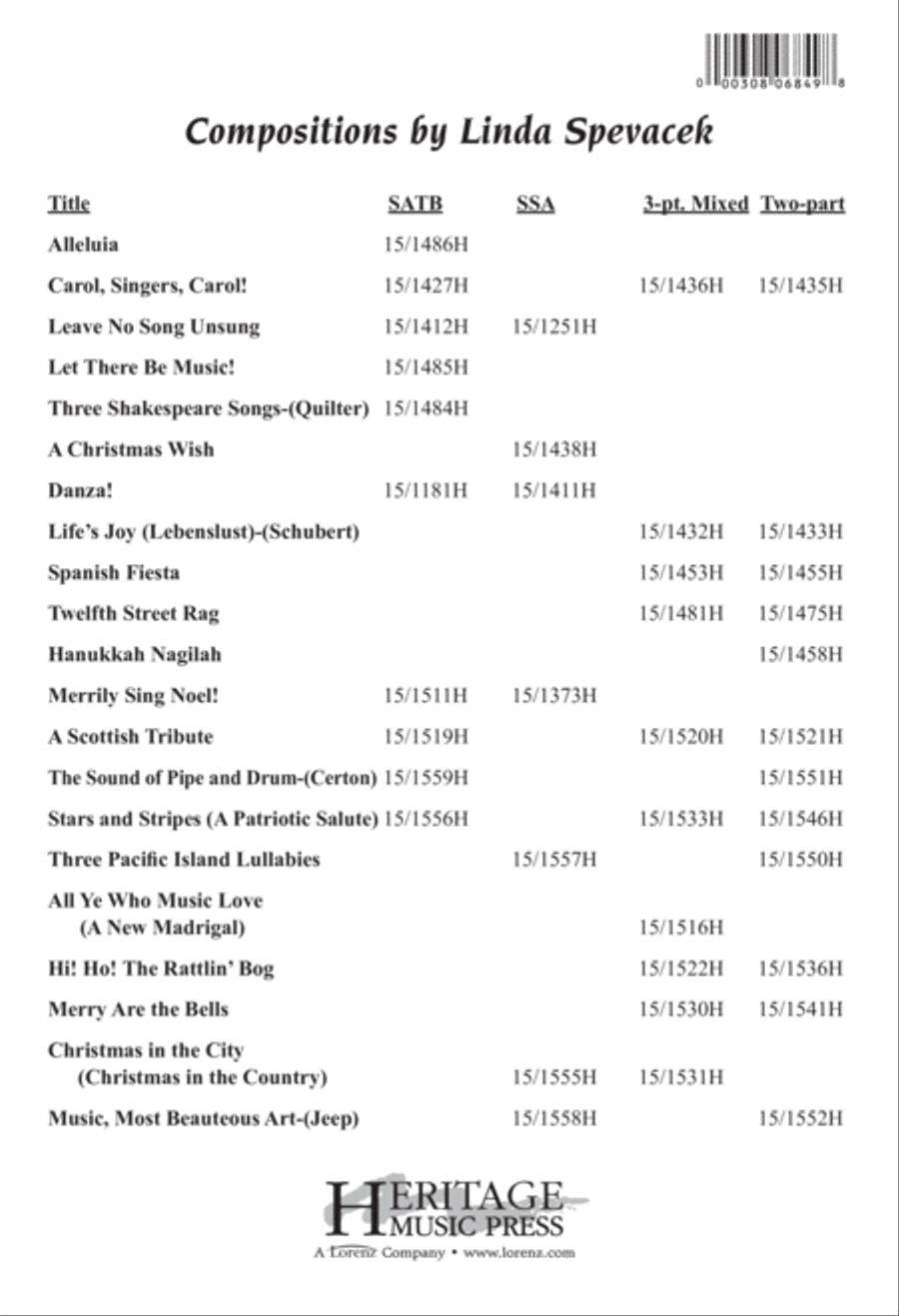 Alleluia Alleluia SSAA scores gallery preview page 8