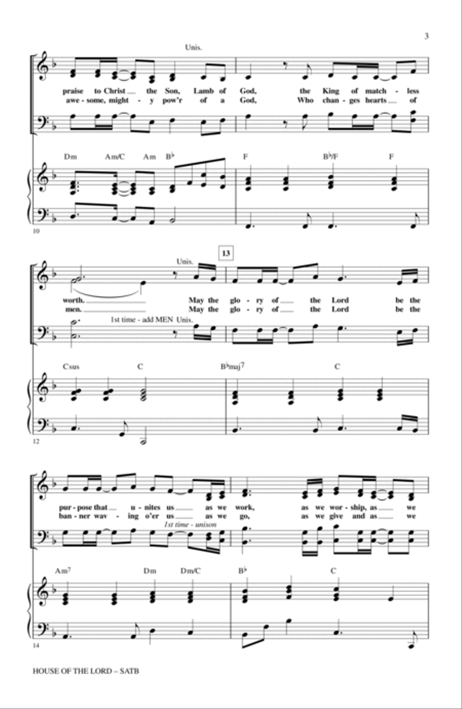 House Of The Lord 4-Part scores gallery preview page 2
