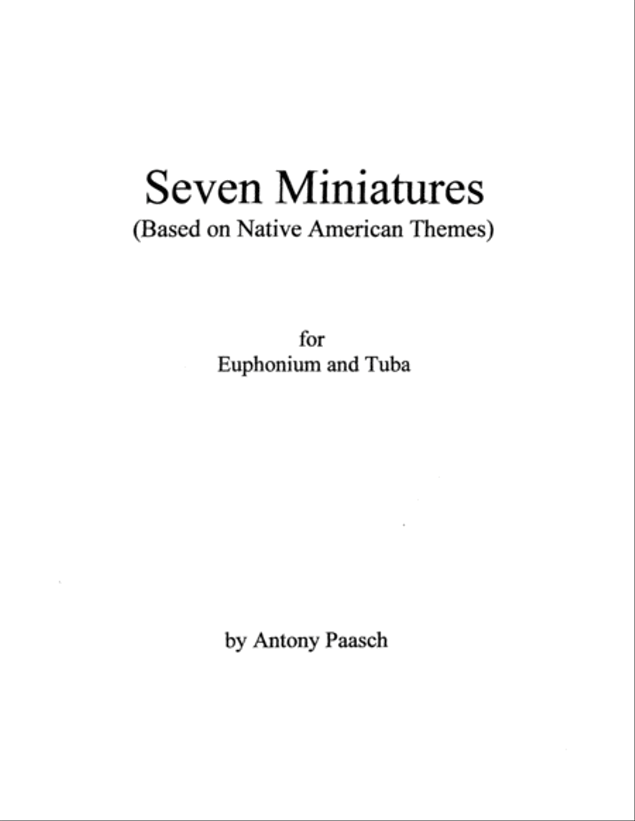 Seven Miniatures Seven Miniatures Brass Duet scores gallery preview page 2
