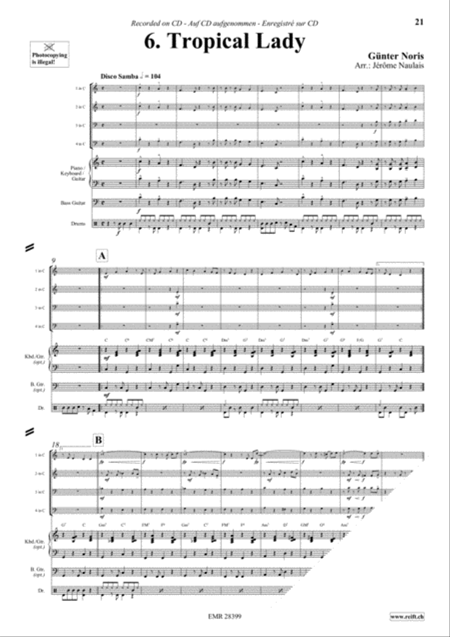 Let's Dance Volume 5 Let's Dance Volume 5 Brass Ensemble scores gallery preview page 8
