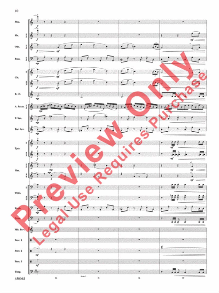 Red Rock Mountain Concert Band scores gallery preview page 11