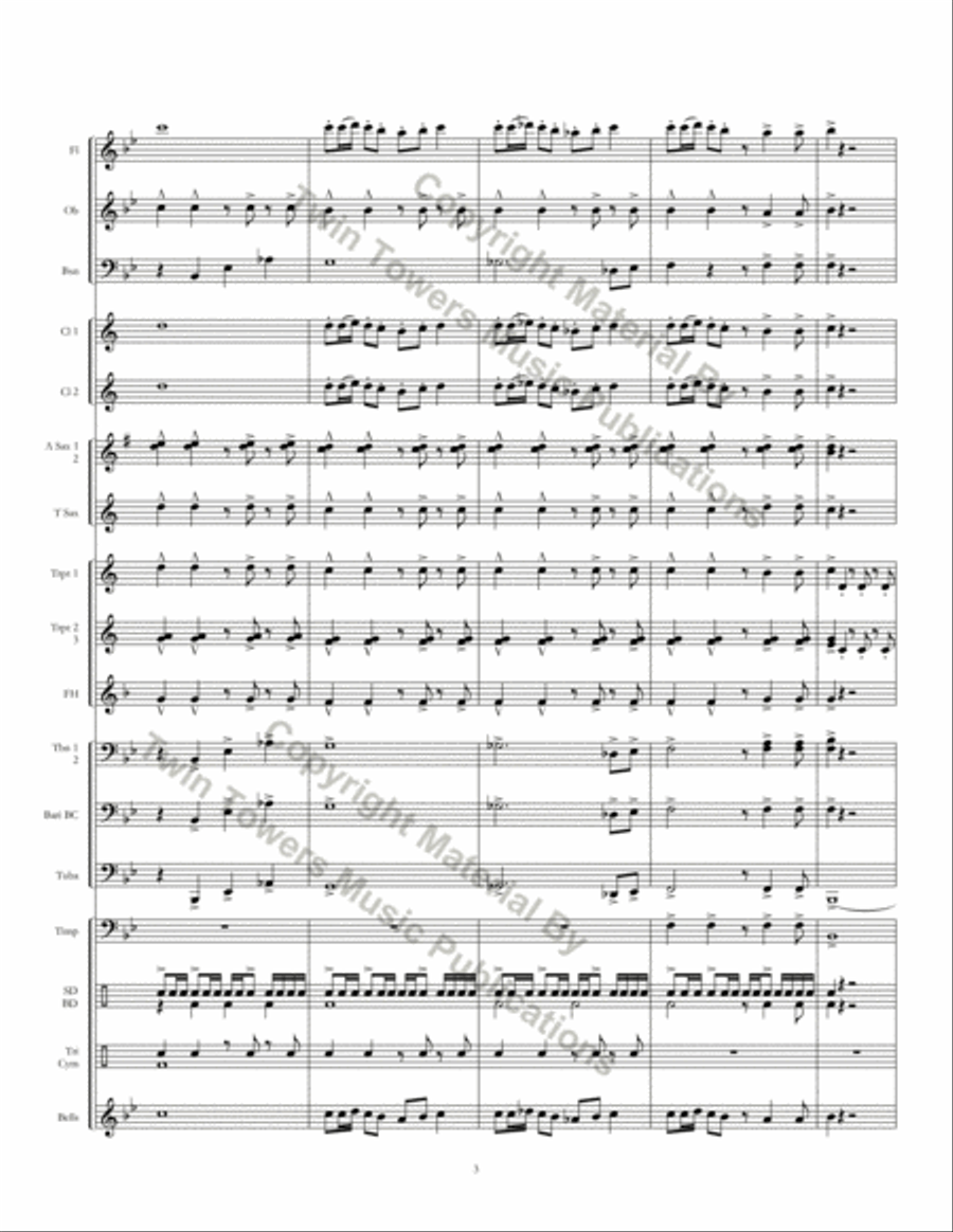 Northshore March Concert Band scores gallery preview page 4