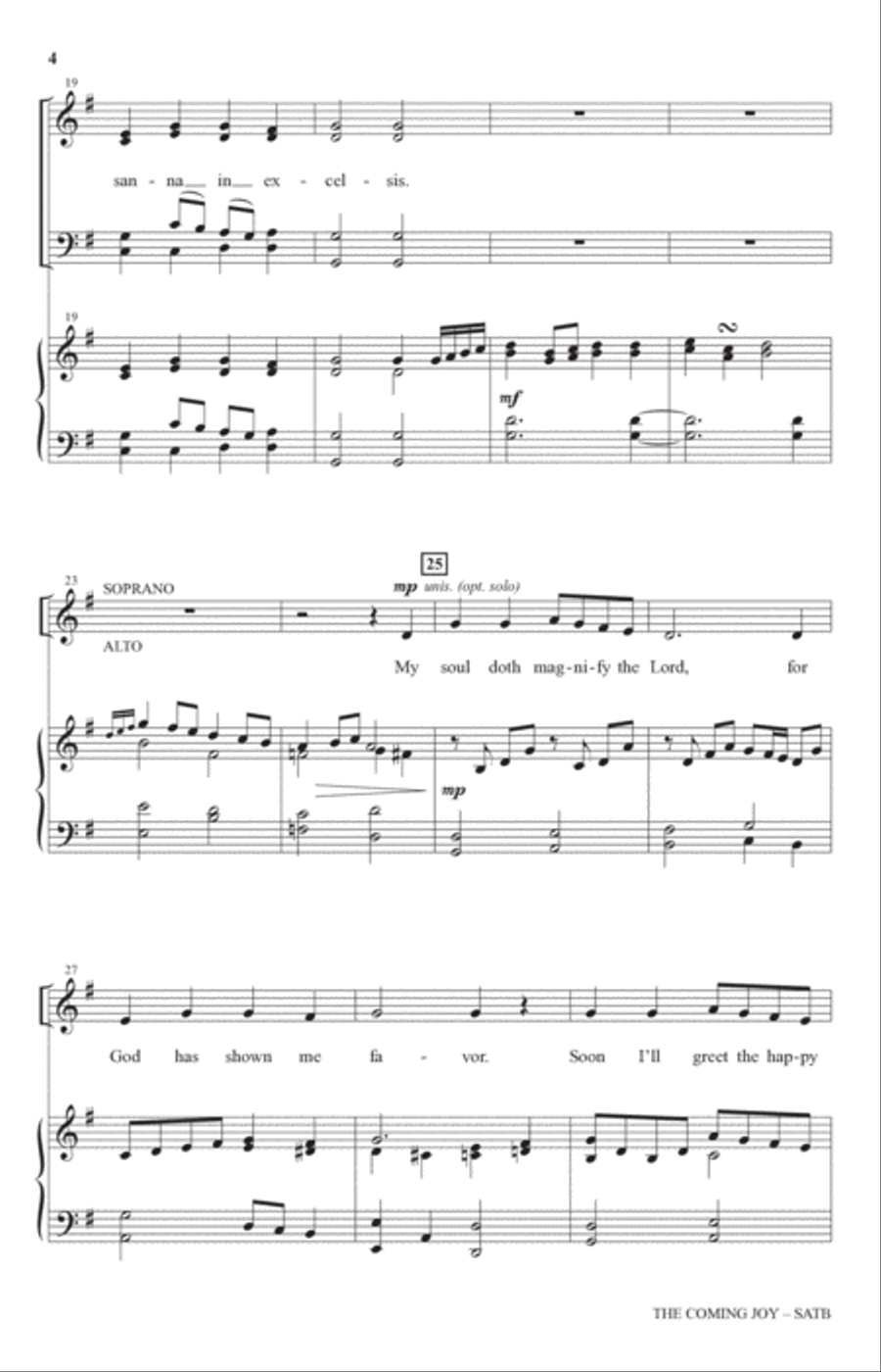 The Coming Joy 4-Part scores gallery preview page 3