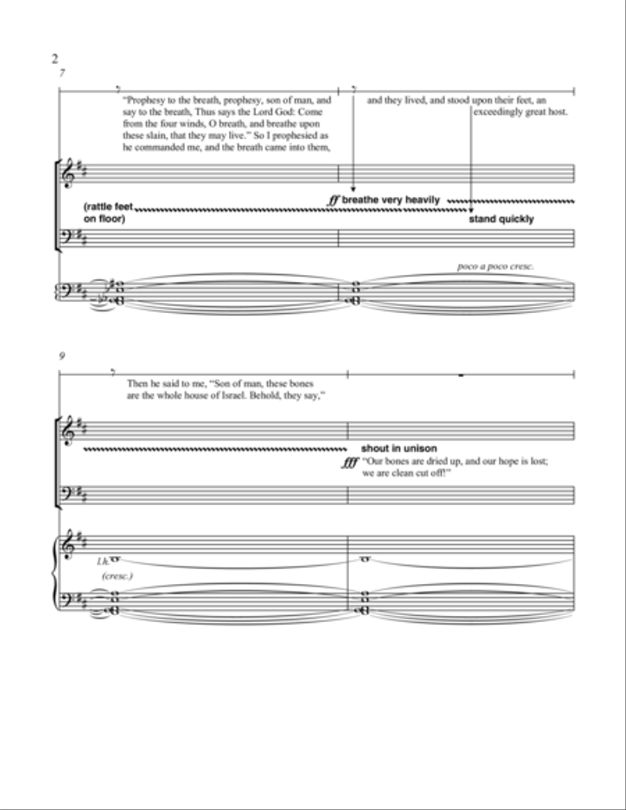 Valley of Bones 4-Part scores gallery preview page 2