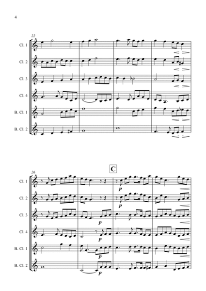 Four Traditional Songs for Clarinet Ensemble image number null
