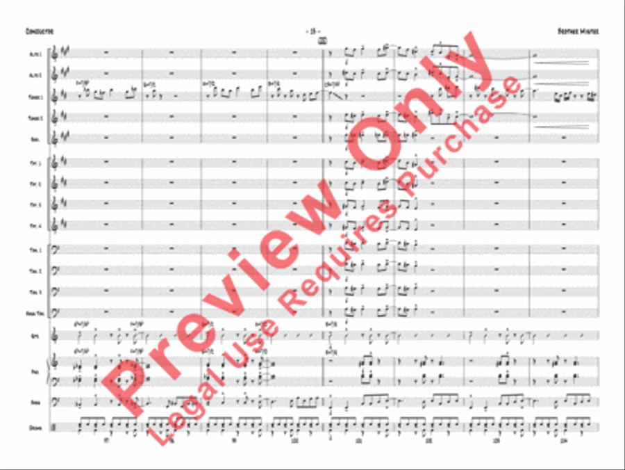 Brother Mister Jazz Ensemble scores gallery preview page 36