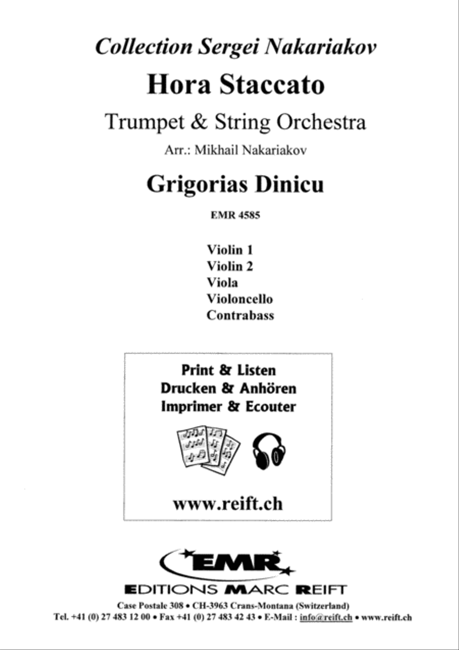 Hora Staccato Hora Staccato String Orchestra scores gallery preview page 2