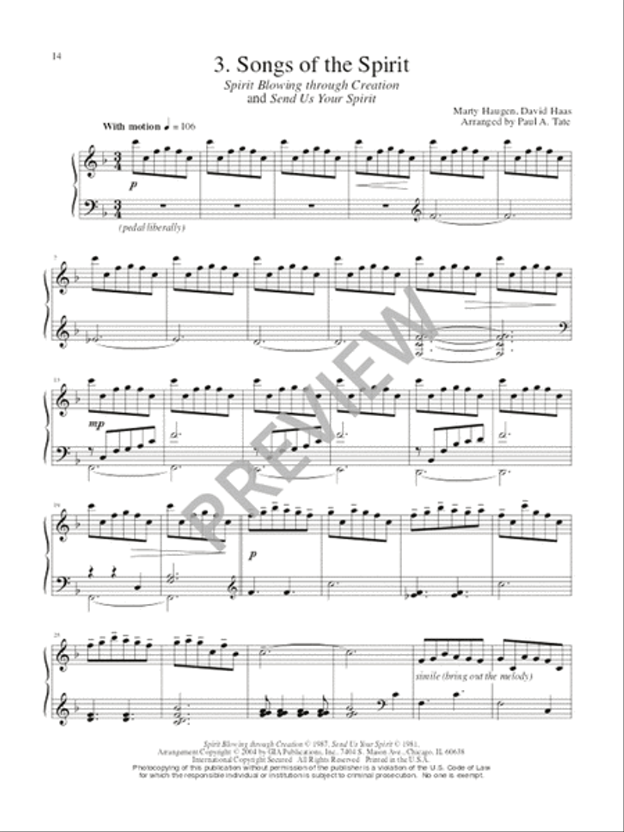 Seasons of Grace - Volume 1 Piano Solo scores gallery preview page 16