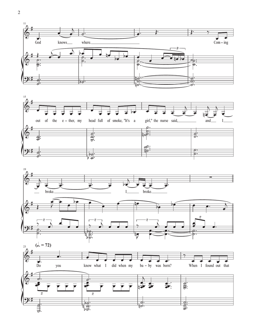 Beautiful Little Fool (from The Great Gatsby) Voice scores gallery preview page 2