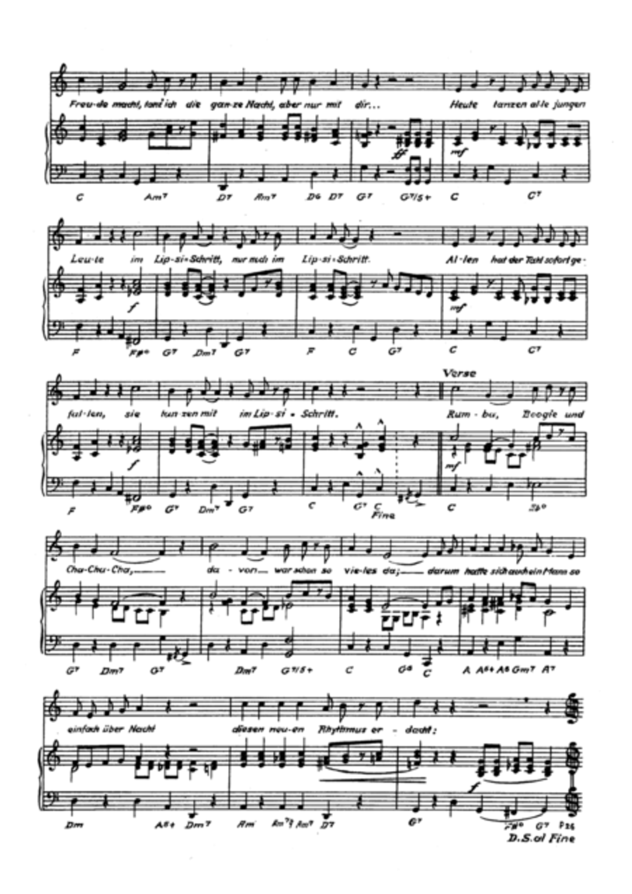 Heute tanzen alle jungen Leute Voice scores gallery preview page 4
