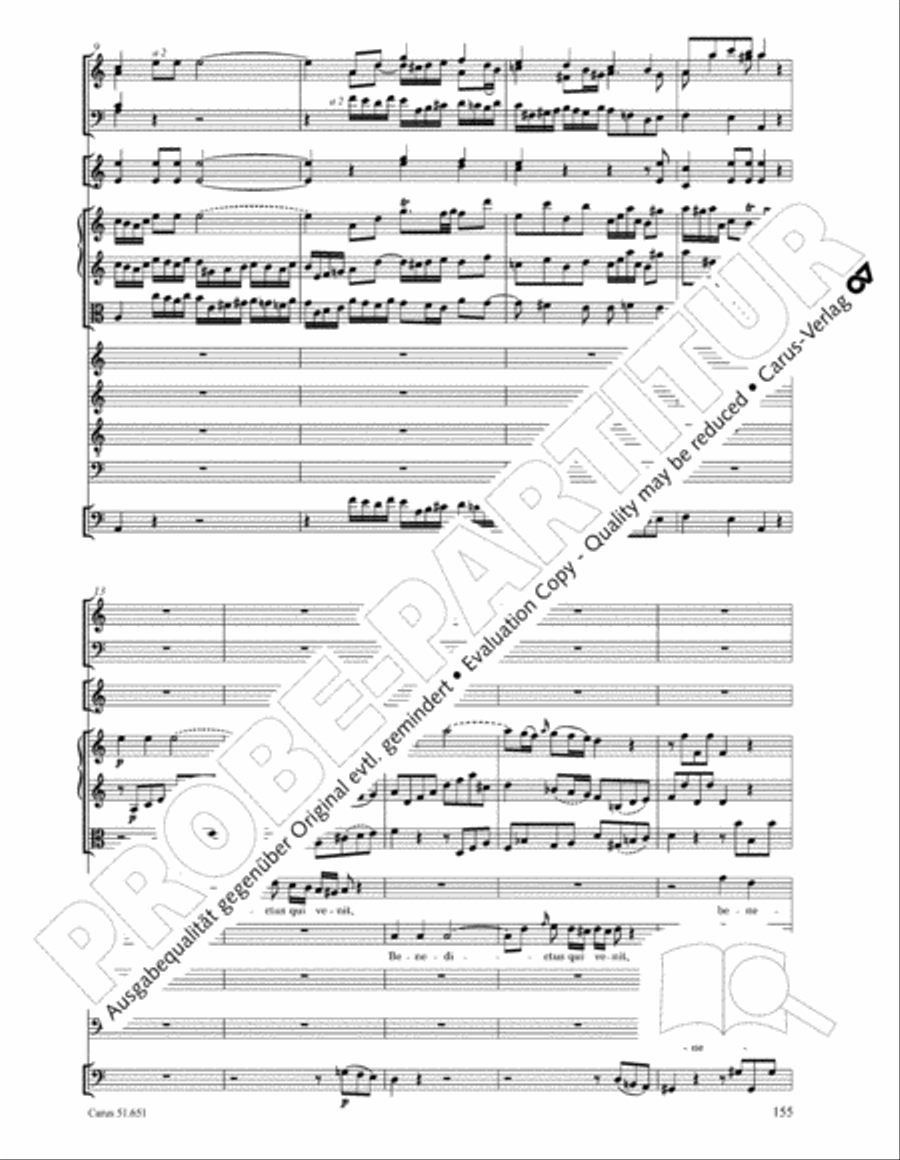 C Minor Mass, K. 427 (Missa in c KV 427) 4-Part scores gallery preview page 171
