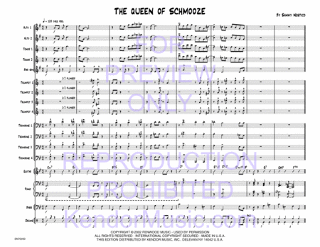Queen Of Schmooze, The (Full Score)